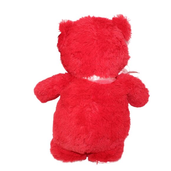 All Occasions Love Valentine Birthday Red Plush 12" Bear Stuffed Animal Toy - Picture 2 of 9